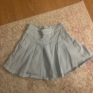 American Eagle Outfitters Light Blue Skater Skirt